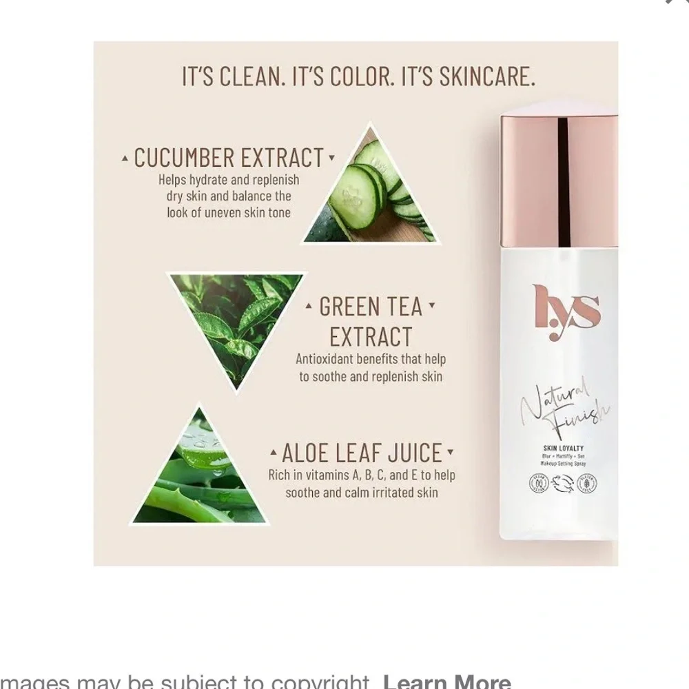 L.YS BEAUTY SKIN LOYALTY BLUR + MATTIFY + SET MAKEUP SETTING SPRAY 3.3fl